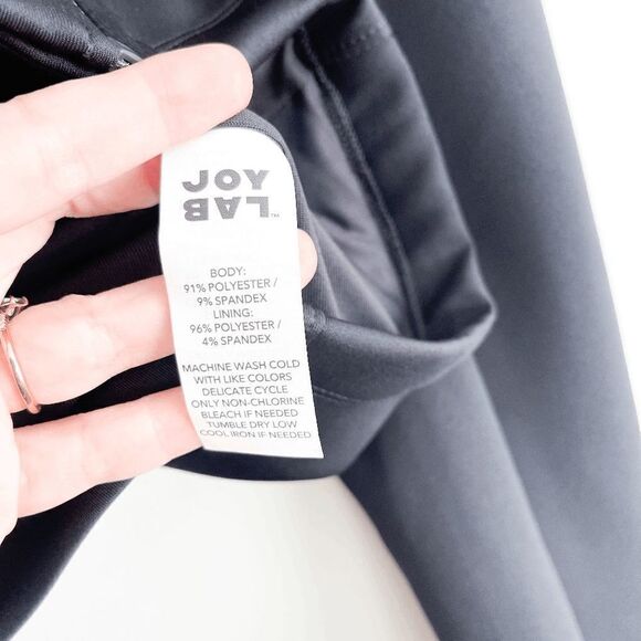 JOYLAB Womens Full Zip Jacket Long Sleeve Black Small - Picture 4 of 7